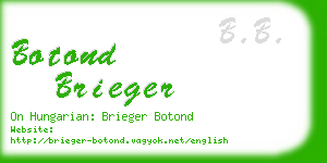 botond brieger business card